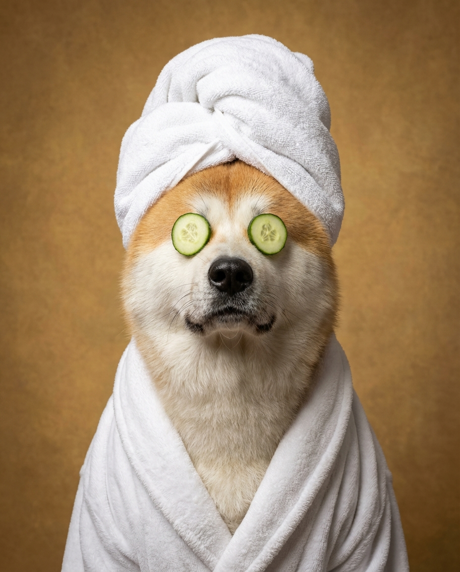 Akita spa portrait bathroom decor